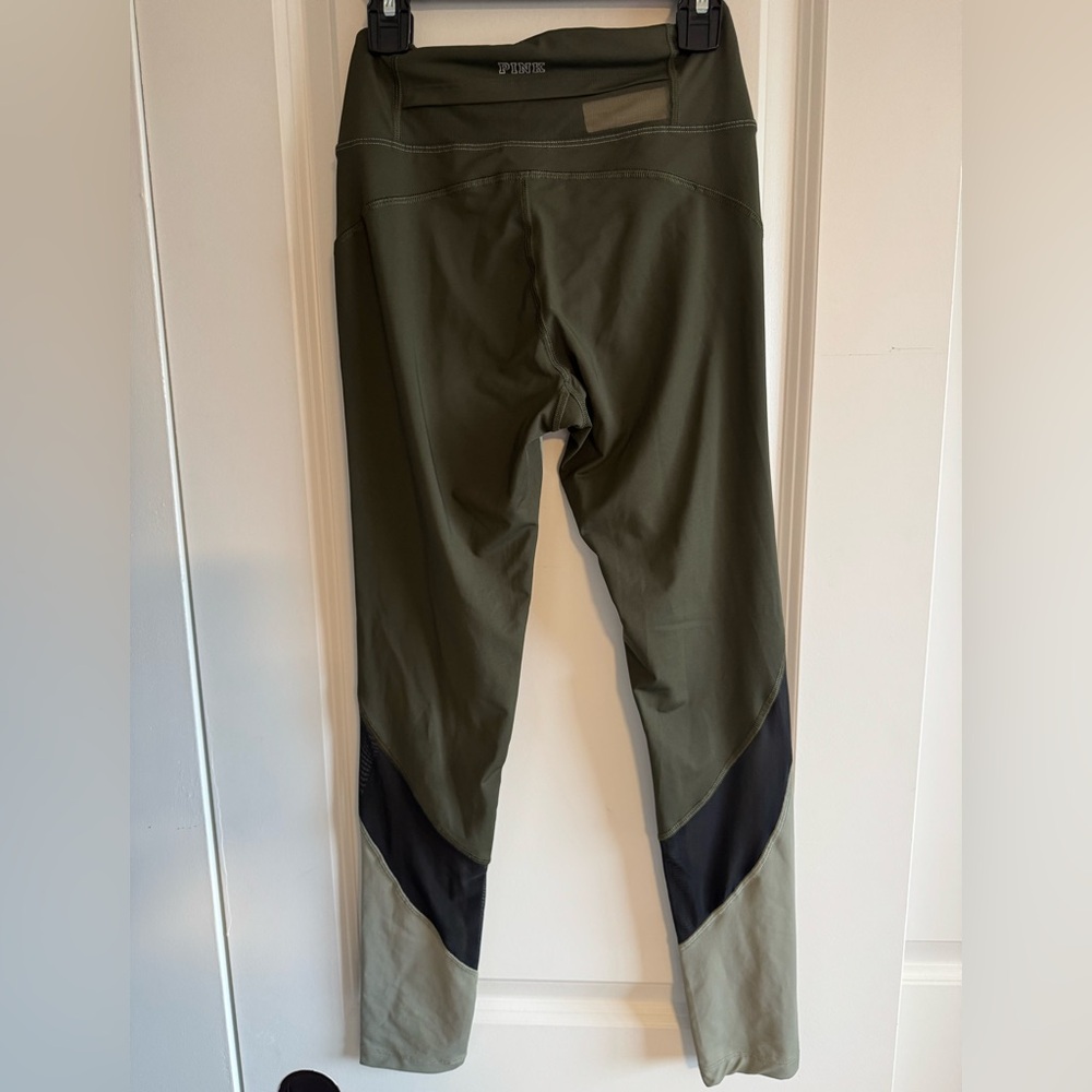 PINK Victoria's Secret Olive Ultimate Featherweight Leggings
